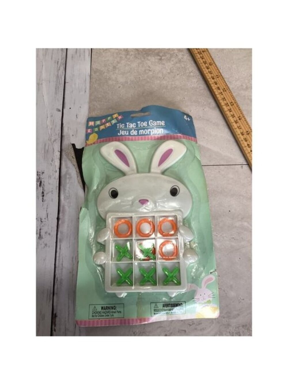 White Bunny Tic Tac Toe Game